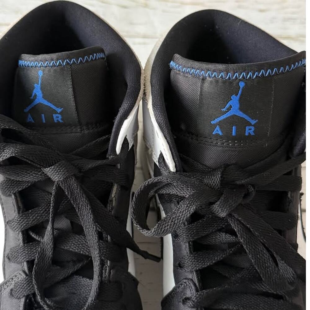 Nike Air Jordan 1 Mid “Royal Blue” Men’s Sneakers Size 9 - Picture 9 of 11